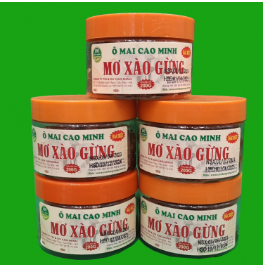 Ô Mai Mơ Xào Gừng 200g