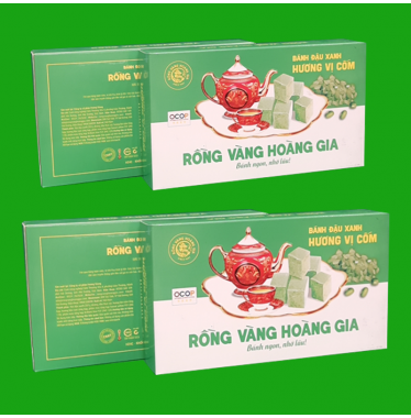 Bánh Đậu Xanh Rồng Vàng Hoàng Gia Vị Cốm